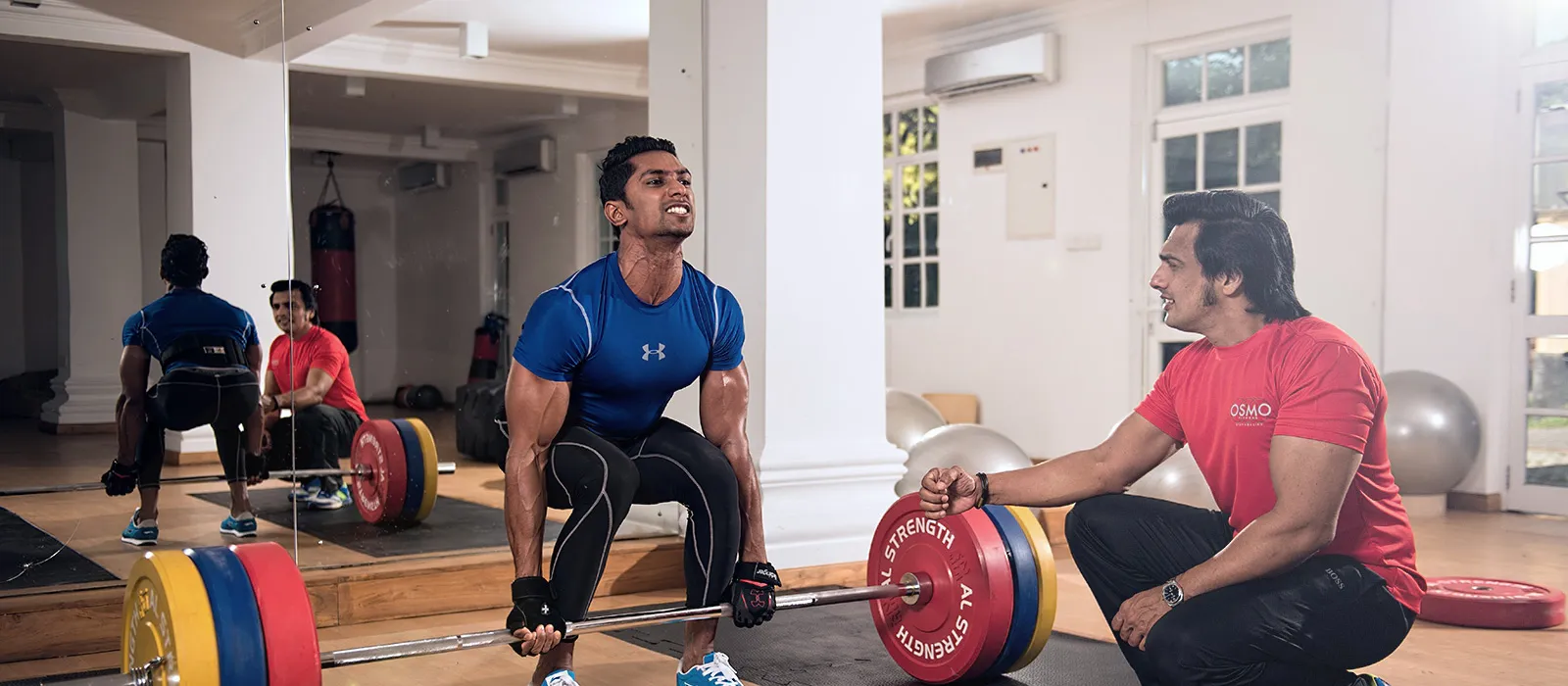 Coached deadlift session at OSMO